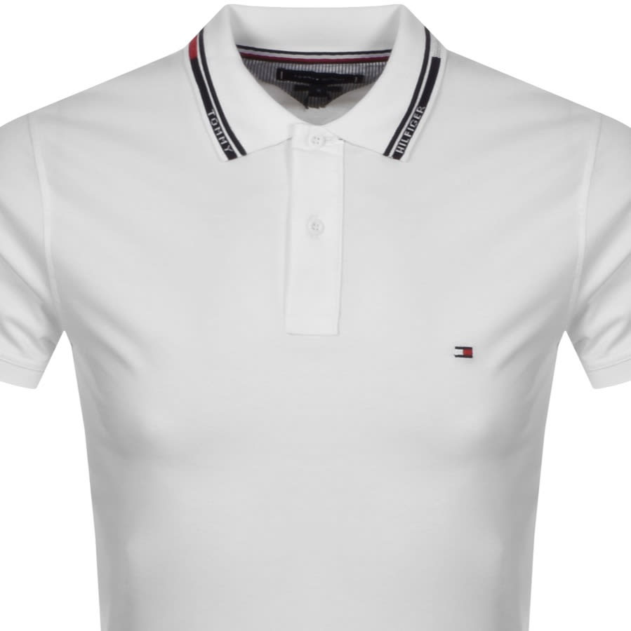 Alternative Image for ProductTommy Hilfiger Slim Fit Polo T Shirt White2